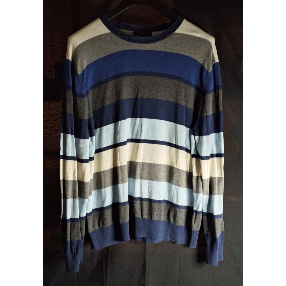 Banana Republic Lightweight Cashmere Blend Long Sleeve Men's Blue XL